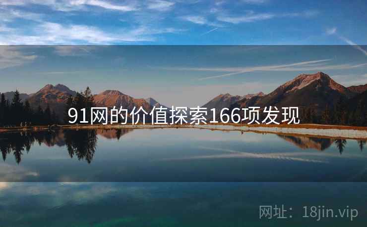 91网的价值探索166项发现
