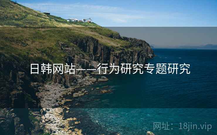 日韩网站——行为研究专题研究