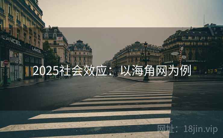 2025社会效应：以海角网为例