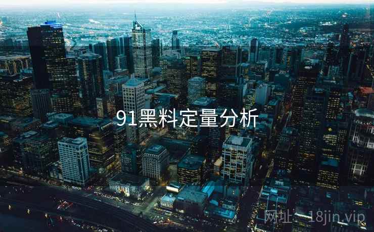 91黑料定量分析