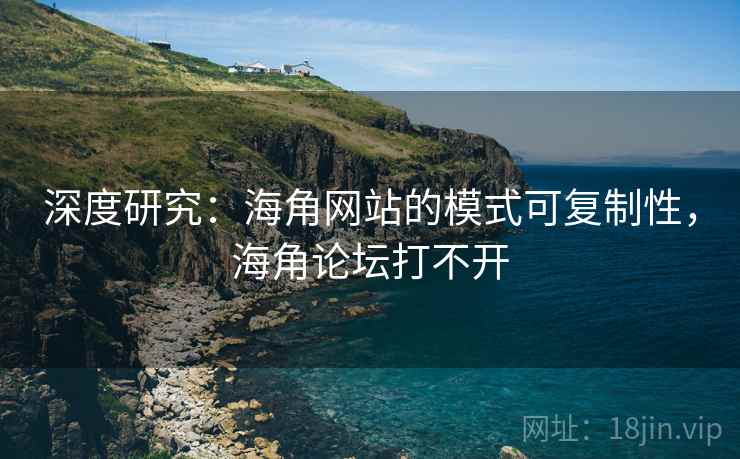 深度研究：海角网站的模式可复制性，海角论坛打不开